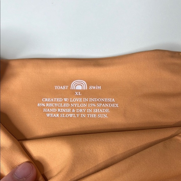 Toast Swim Sandstone Bikini Bottom XL Low Rise - Picture 2 of 4